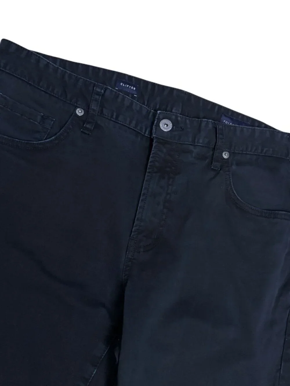 7 DIAMONDS Casual Pants Navy Blue Luxury Designer Trousers Jeans Mens 34x30